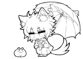 線画06